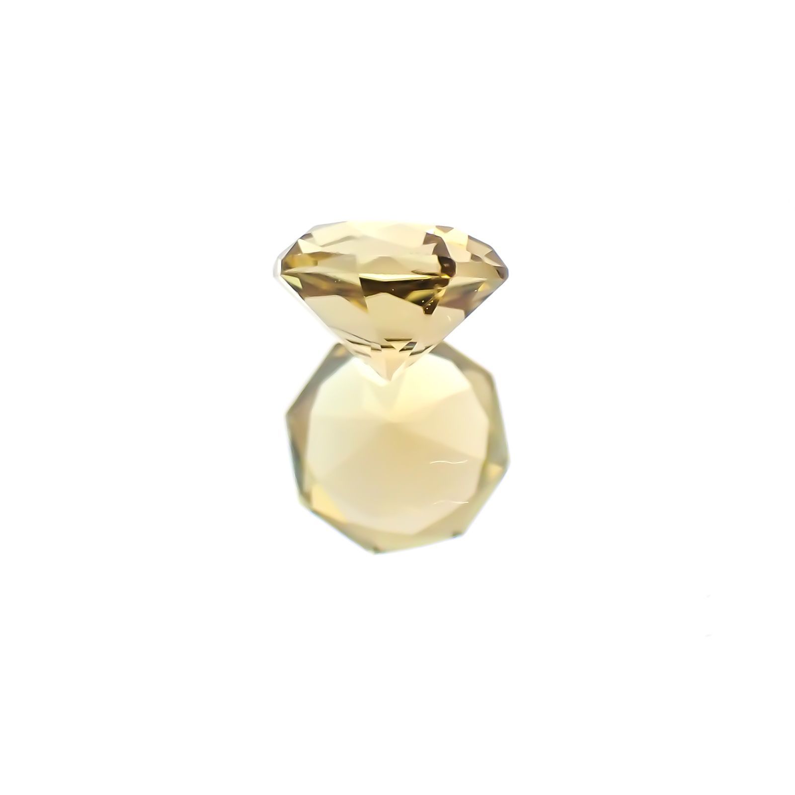 ◇オクタゴンカット◇イエロートルマリン SA(宝石名トルマリン)ブラジル/アフリカ産 0.54ct 識別済[231124207]5.1x5.1mm前後