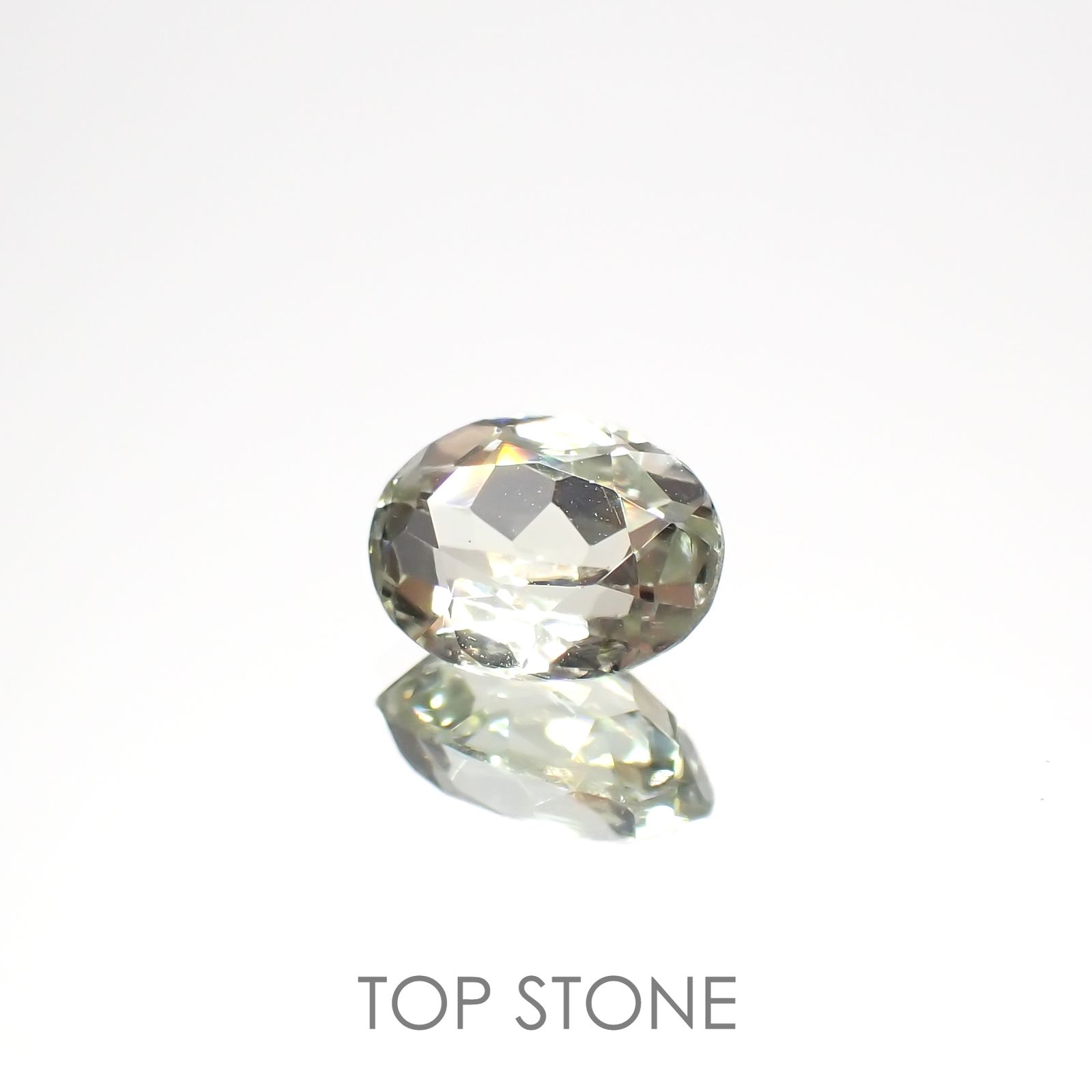 シリマナイト(宝石名シリマナイト)インド産 1.39ct 識別済[221018461]8.1x6mm前後