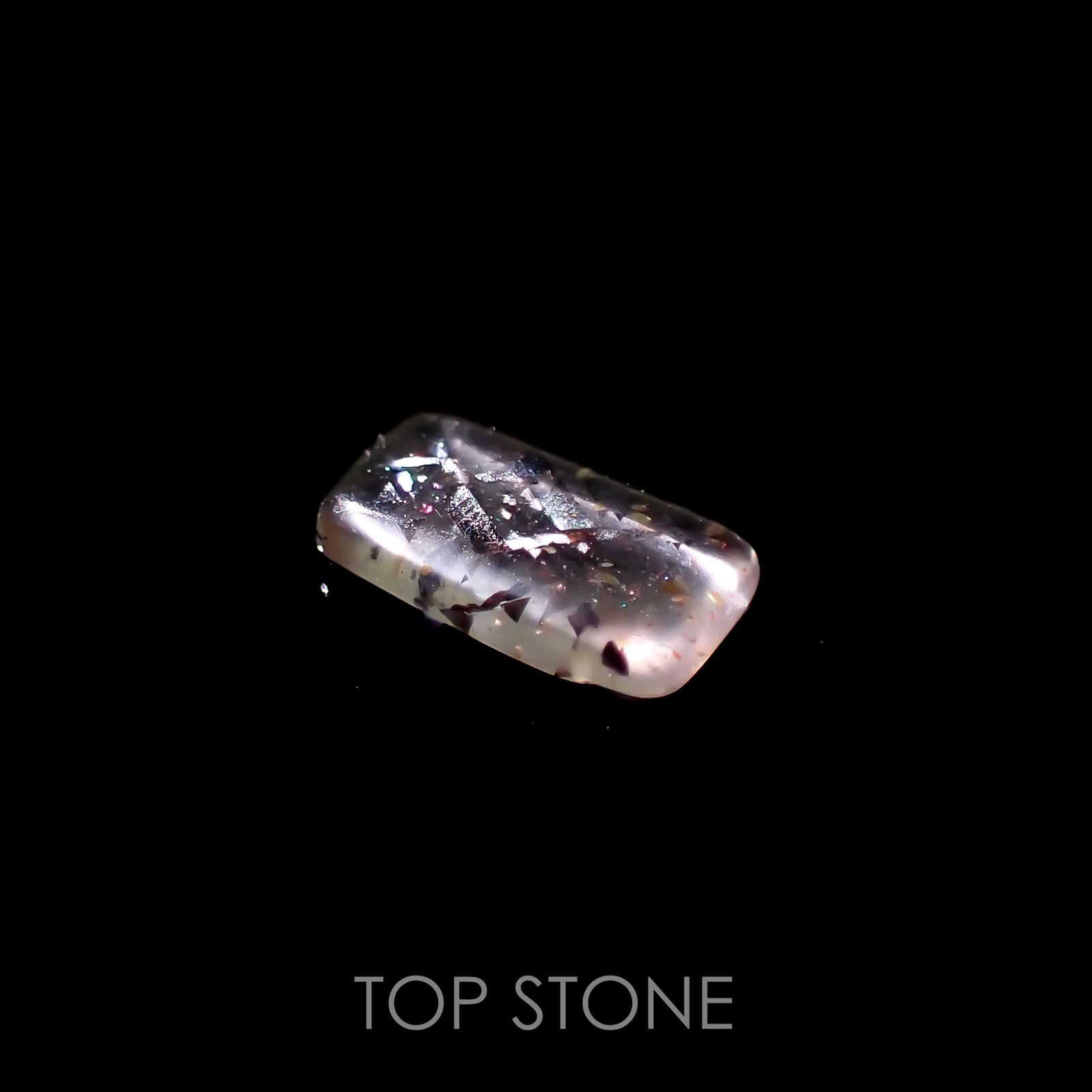 レインボーラティスサンストーン オーストラリア産 0.43ct[230220747]7.1x3.9mm前後