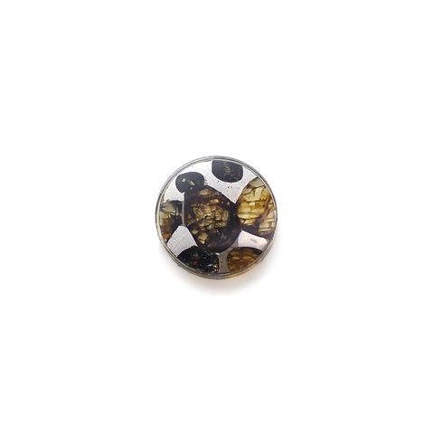 パラサイト隕石Sericho トリプレット 発見地:ケニア 3.69ct[240527651]11.9x11.9mm前後