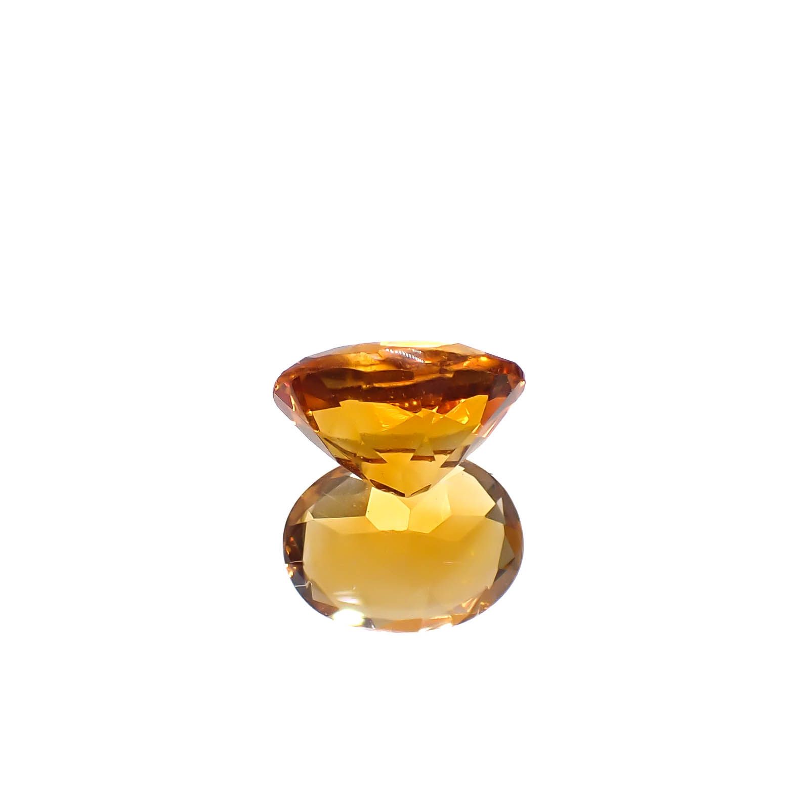 マデイラシトリン ブラジル・ミナスジェライス州産 1.63ct [250630579]9x6.9mm前後