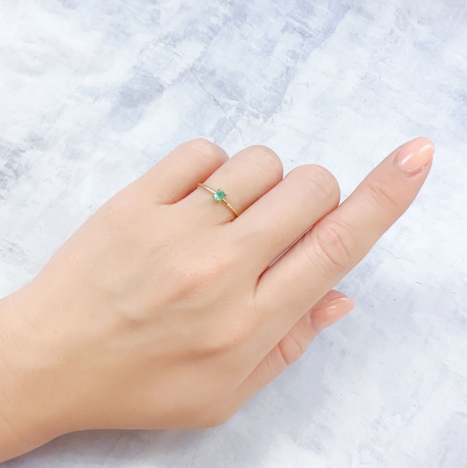 パライバトルマリン(宝石名トルマリン/別名パライバ・トルマリン)ブラジル・バターリャ鉱山産 0.12ct 識別済[230120015]3.4x2.7mm前後