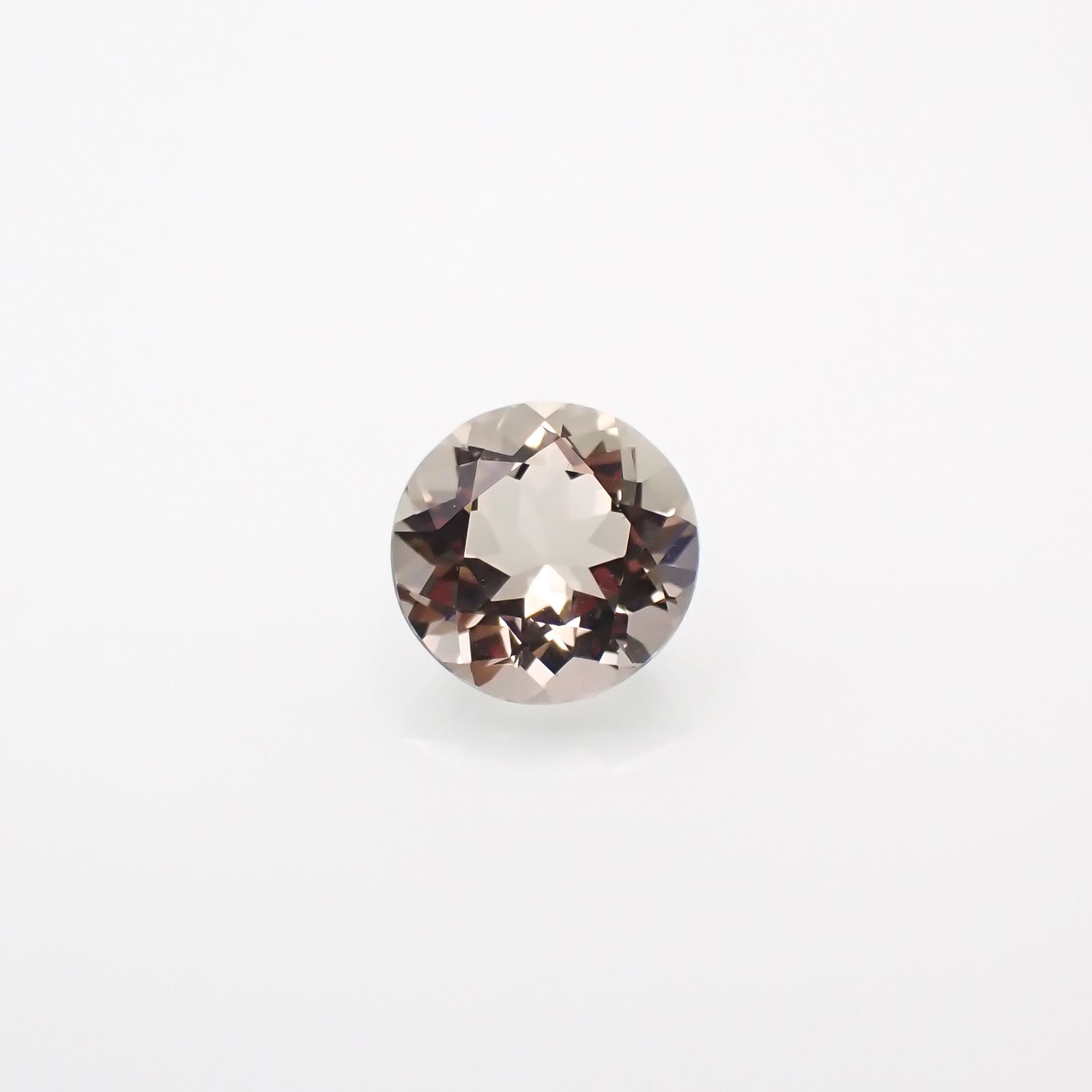 含バリウム・サニディン(宝石名サニディン)ドイツ産 1.38ct 識別済[231224971]7.4x7.4mm前後