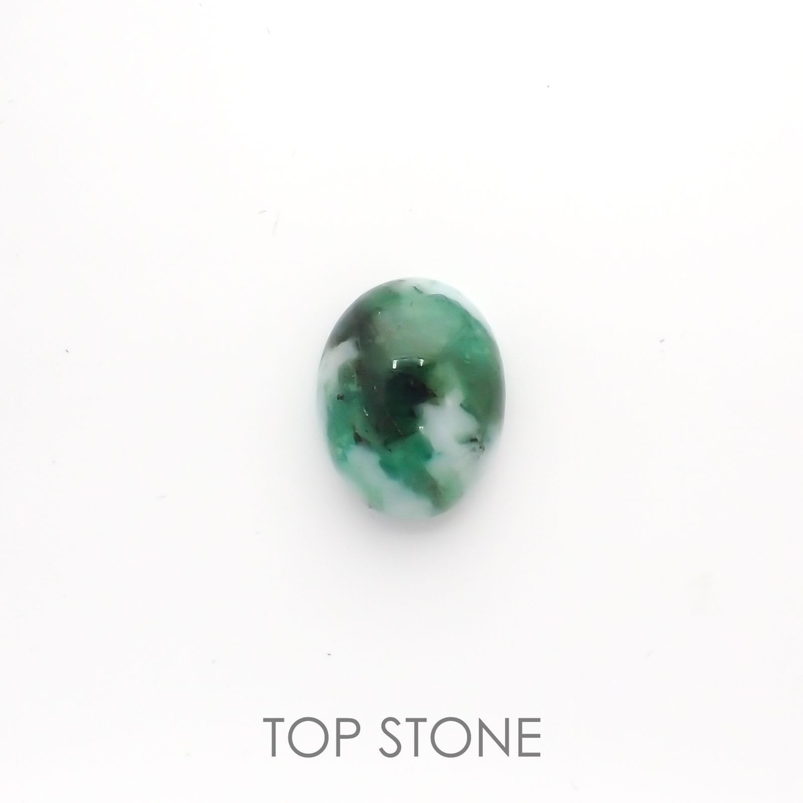 マトリックスエメラルド(エメラルドインクォーツ/フェルドスパー) ブラジル産 5.52ct[210812269]12.8×10.1mm前後