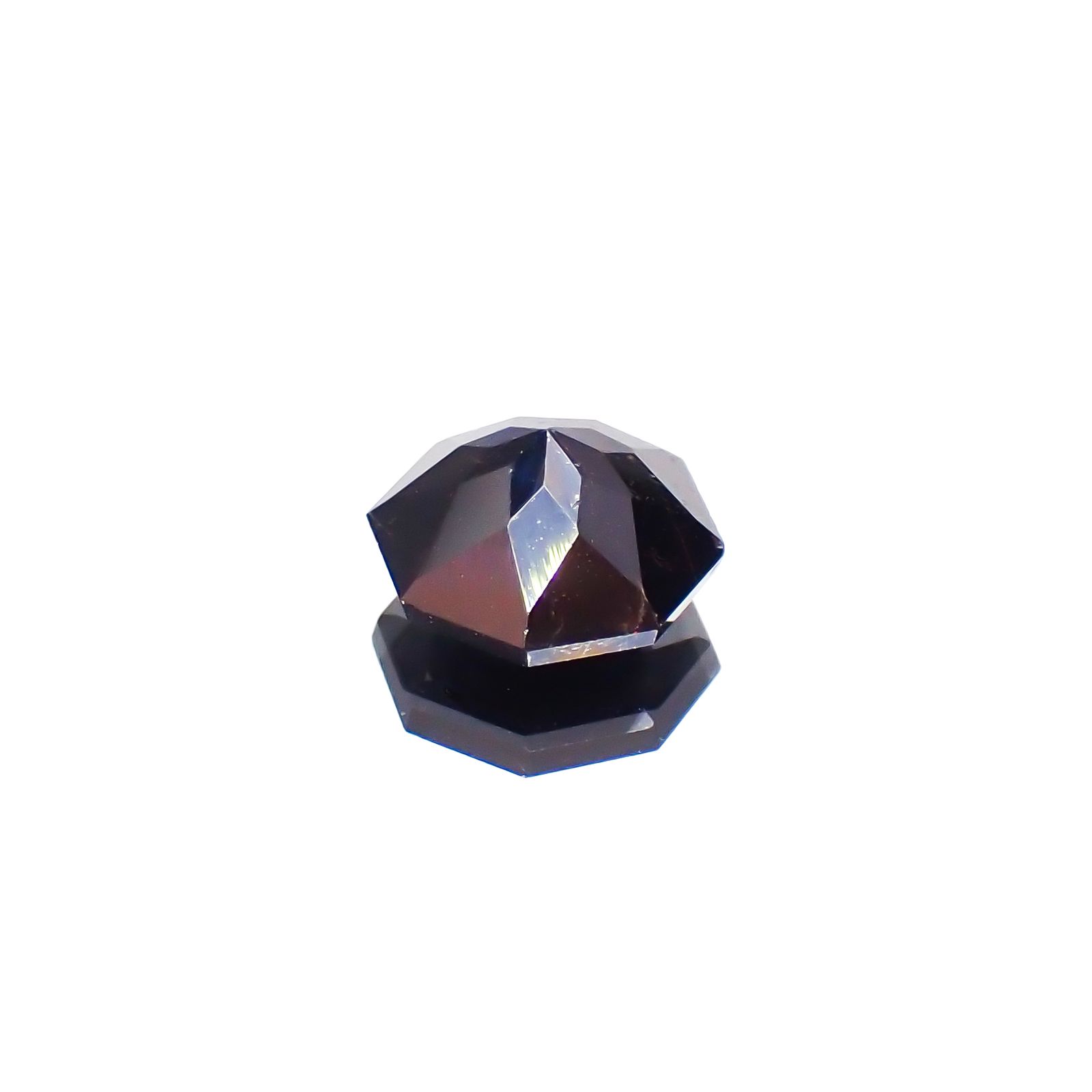 ◇オクタゴンカット◇ルチル単結晶 ブラジル産 1.46ct[230722741]6.8x6.7mm前後