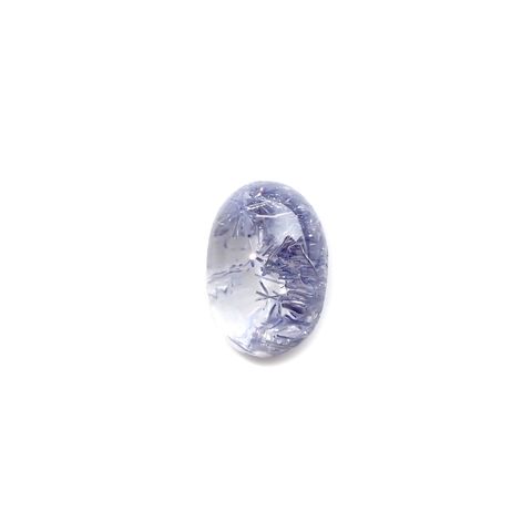 デュモルチェライトインクォーツ ブラジル産 2.33ct[230320886]9.3x6.4mm前後