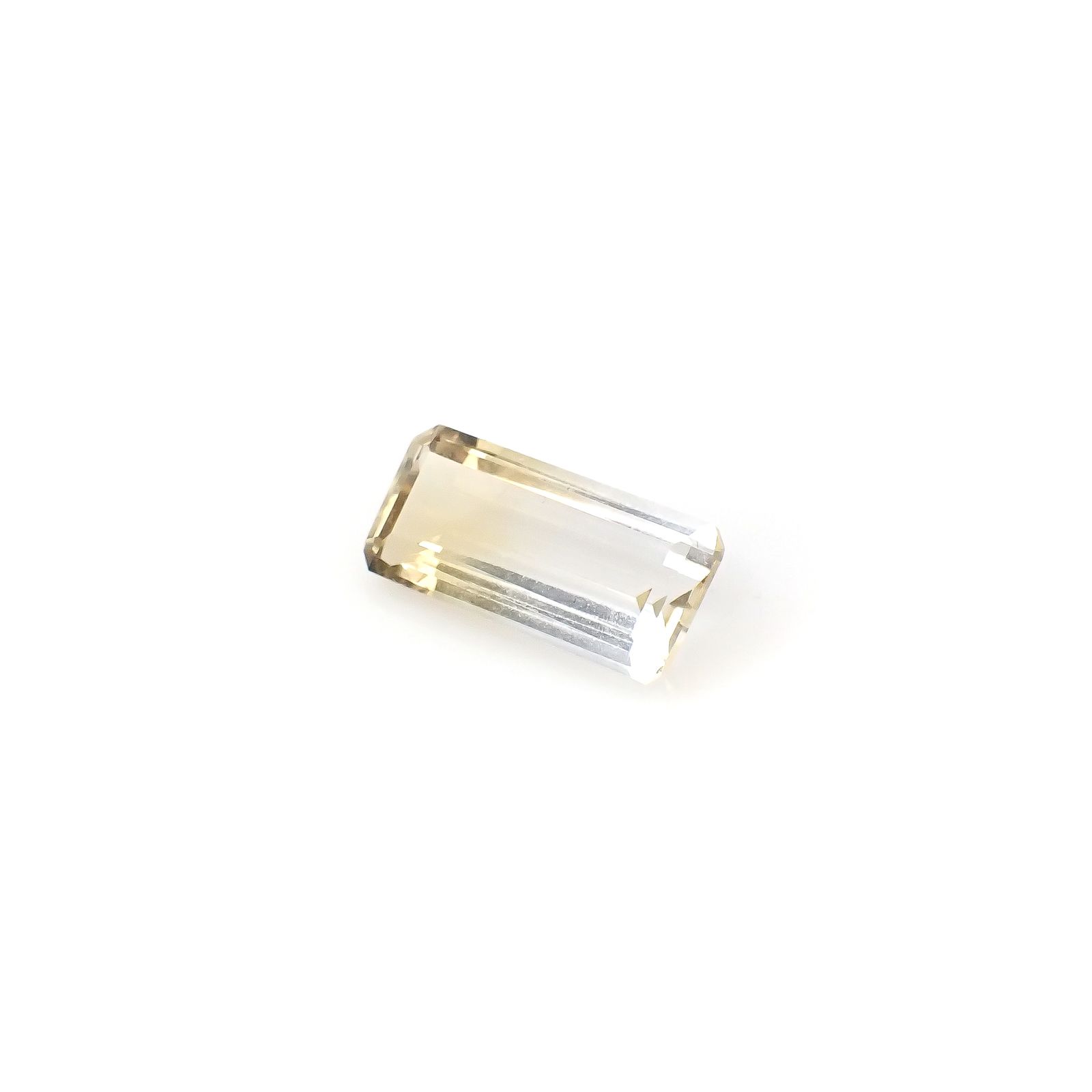 バイカラーシトリン ブラジル・ミナスジェライス州産 6.48ct[240326468]17.5x8.3mm前後