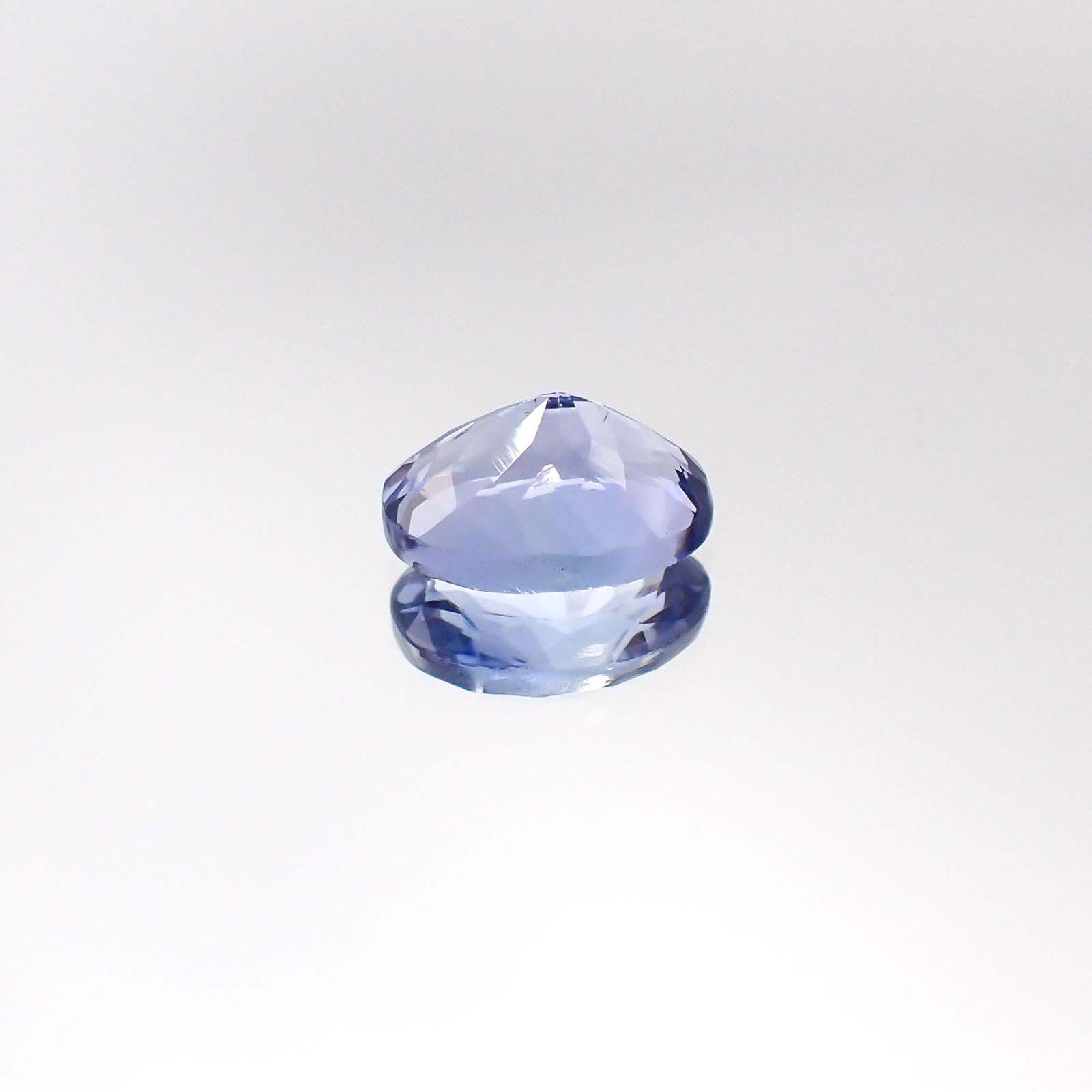 タンザナイト(宝石名タンザナイト)タンザニア産 1.71ct 識別済[230723003]8.4x6.4mm前後
