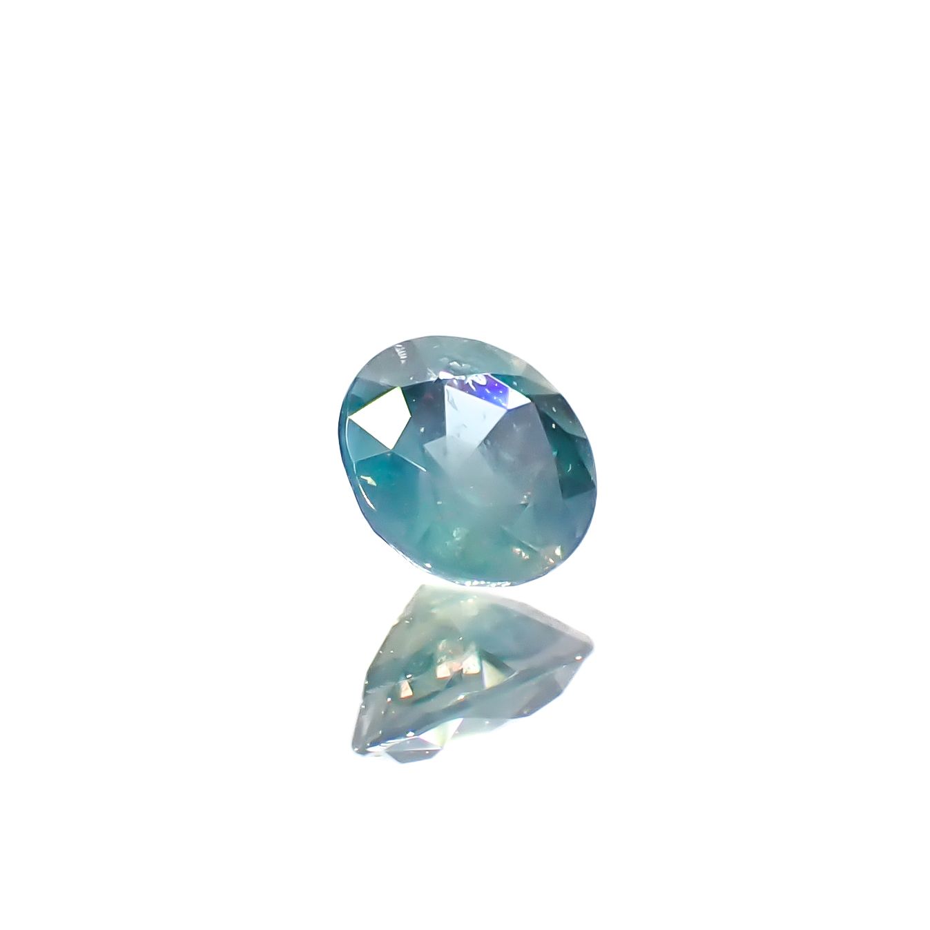 シルキーアレキサンドライト ブラジル・ミナスジェライス州ヘマチタ鉱山産 0.23ct[240929057]3.7x3.7mm前後