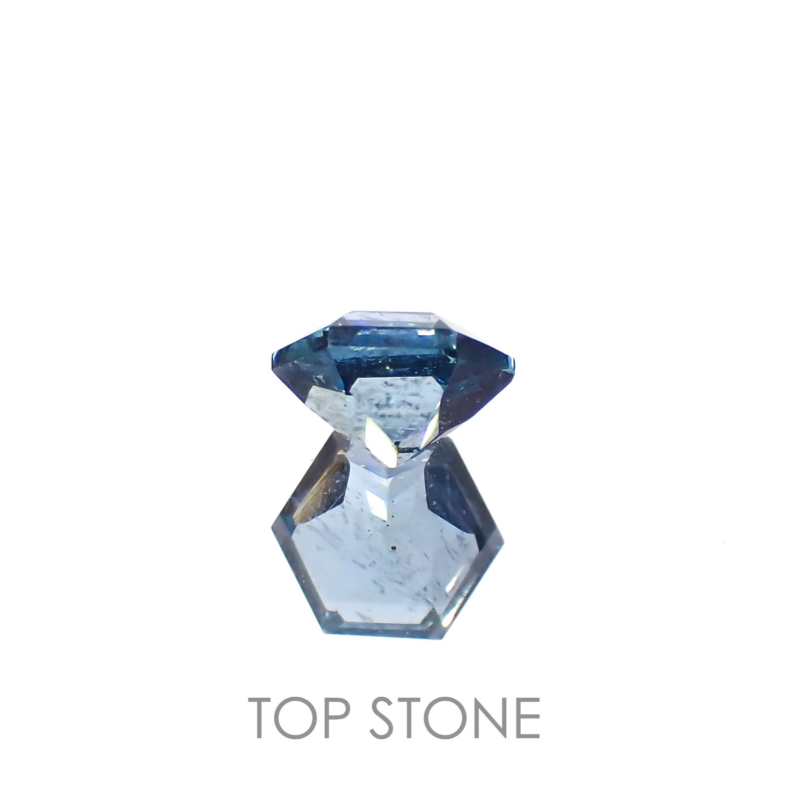 ◇ヘキサゴンカット◇サンタマリアアクアマリン ブラジル産 0.56ct[230119918]5.1x5.1mm前後