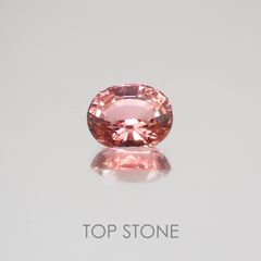 ピンクトルマリン パパラチャカラー ルワンダ産 ルース 1.89ct[21029978]8.5×6.6mm前後