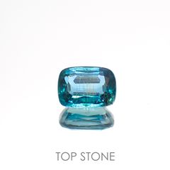 オーシャンブルーカイヤナイト(宝石名カイヤナイト)ネパール産 1.20ct 識別済[220115388]6.9x5.1mm前後