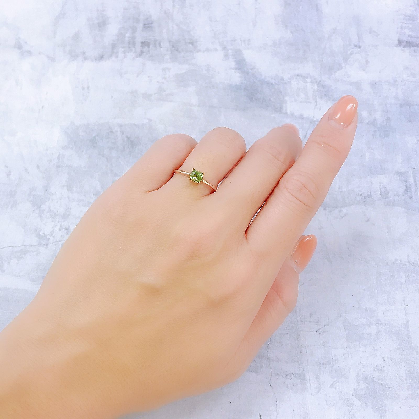 【ナミビア産】デマントイドガーネット デマントイドガーネット ナミビア共和国産 0.23ct[230421376]3.6