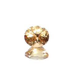インペリアルトパーズ(宝石名トパーズ)ブラジル産 0.77ct 識別済[220917587]5.9x5.1mm前後