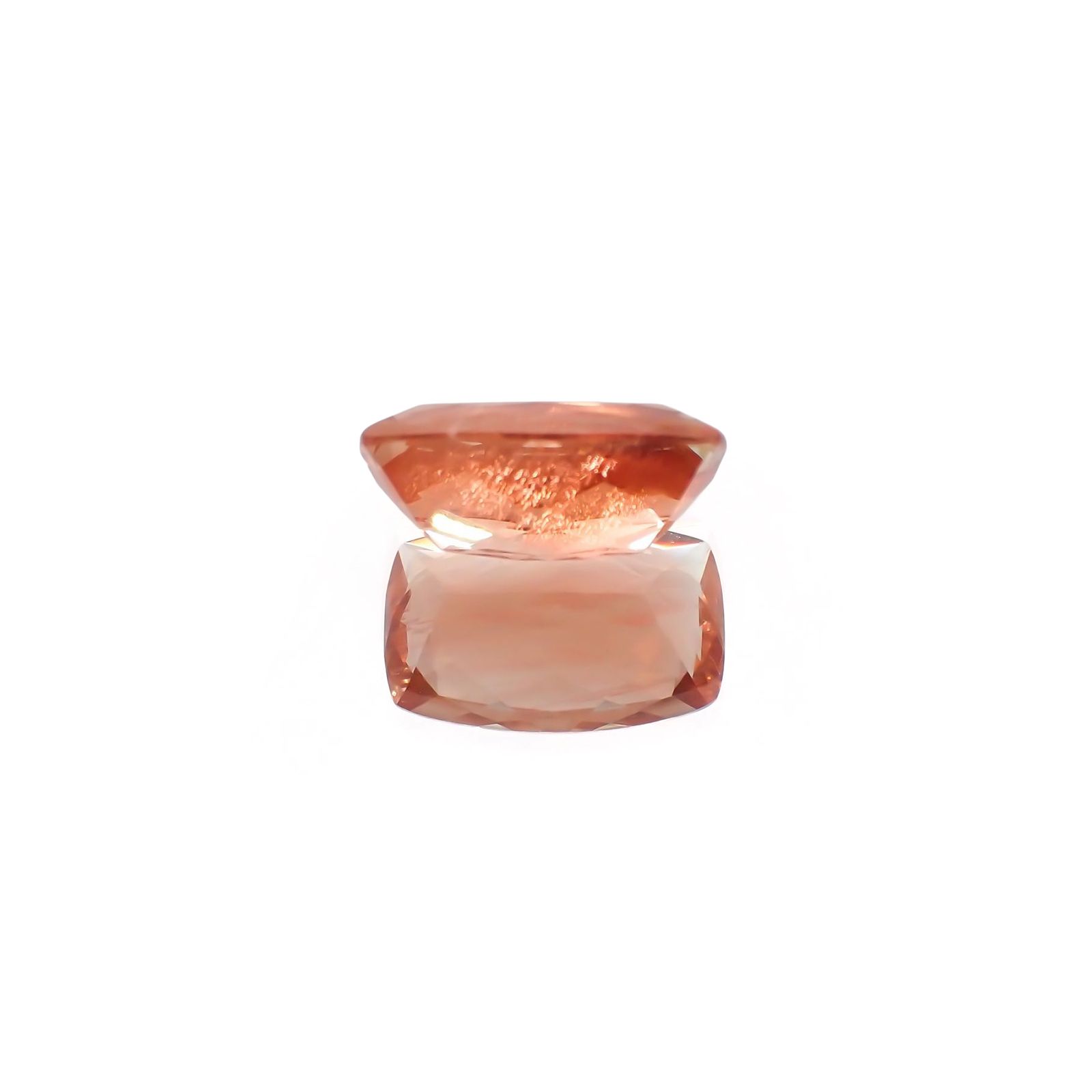 オレゴンサンストーン(宝石名ラブラドライト・サンストーン)アメリカ・オレゴン州産 ソ付(彩珠) 4.180ct / 13x8.5mm前後 [230622267]