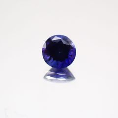 バイオレット サファイア 非加熱 スリランカ産 ルース 0.69ct[20129057]5.4×5.3mm前後