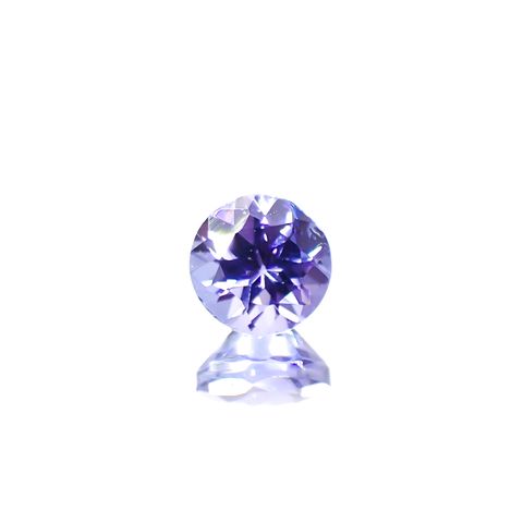 タンザナイト(宝石名タンザナイト)タンザニア産 0.69ct 識別済[240628329]5.2x5.2mm前後