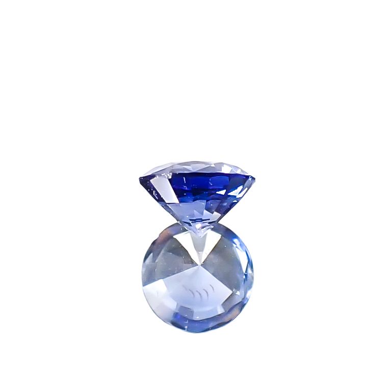 アイスブルーサファイア スリランカ産 0.26ct [250129732]3.9x3.9mm前後