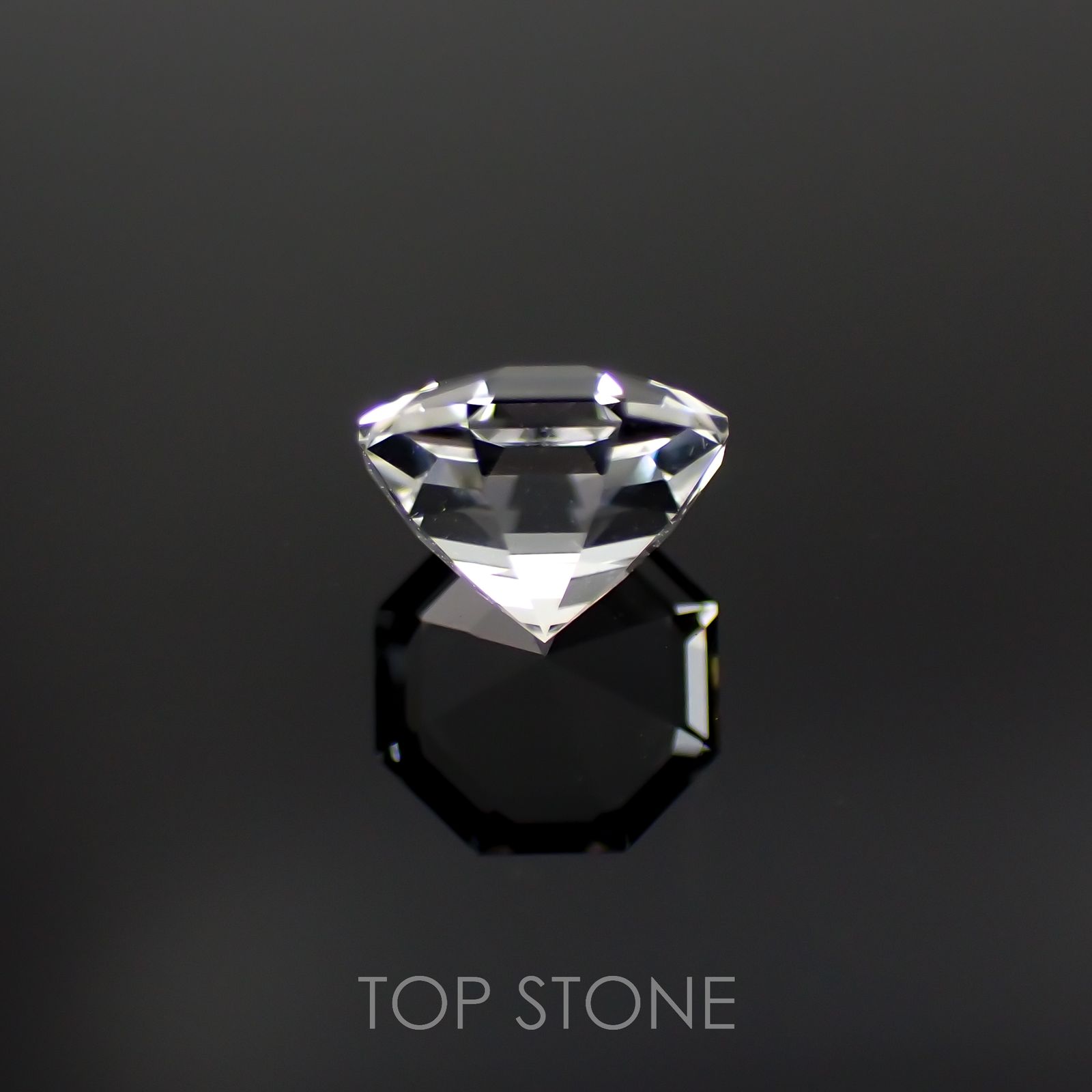 ◇オクタゴンカット◇レムリアンシードクリスタル(保証シール付き) ブラジル産 0.79ct[221018289]5.7x5.7mm前後