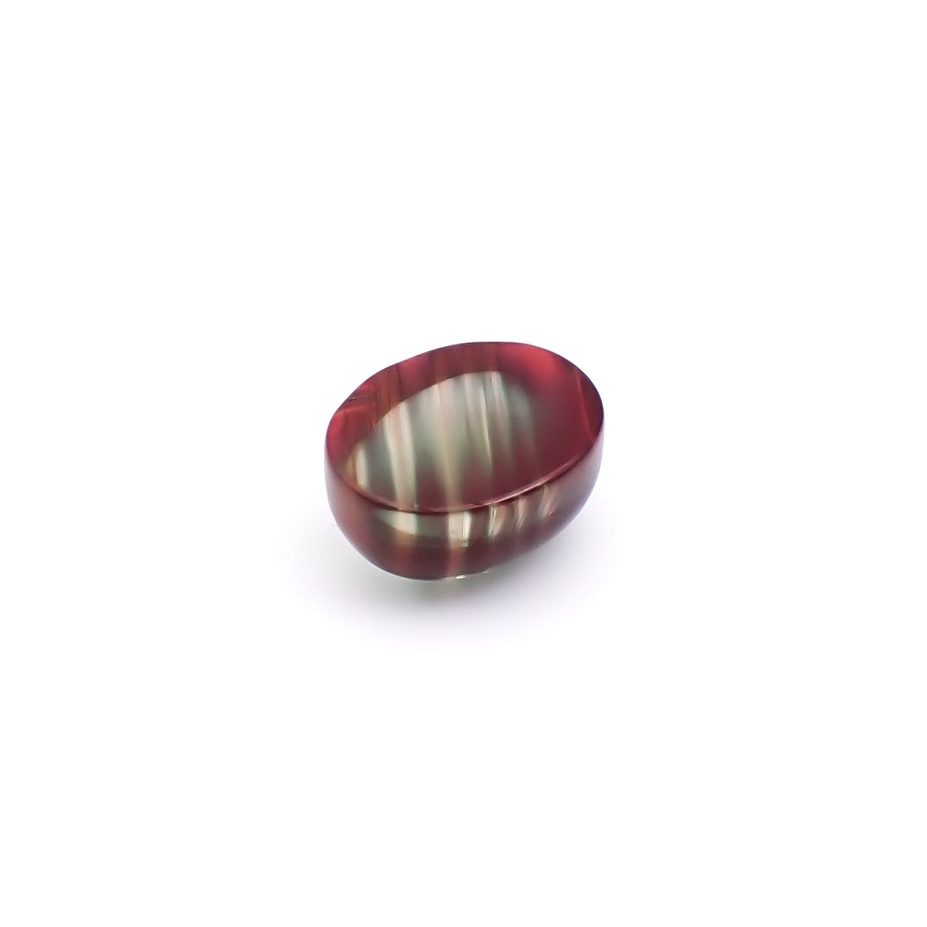 バイカラーアンデシン チベット産 3.77ct / 10.2x8.2mm前後 [260732571]