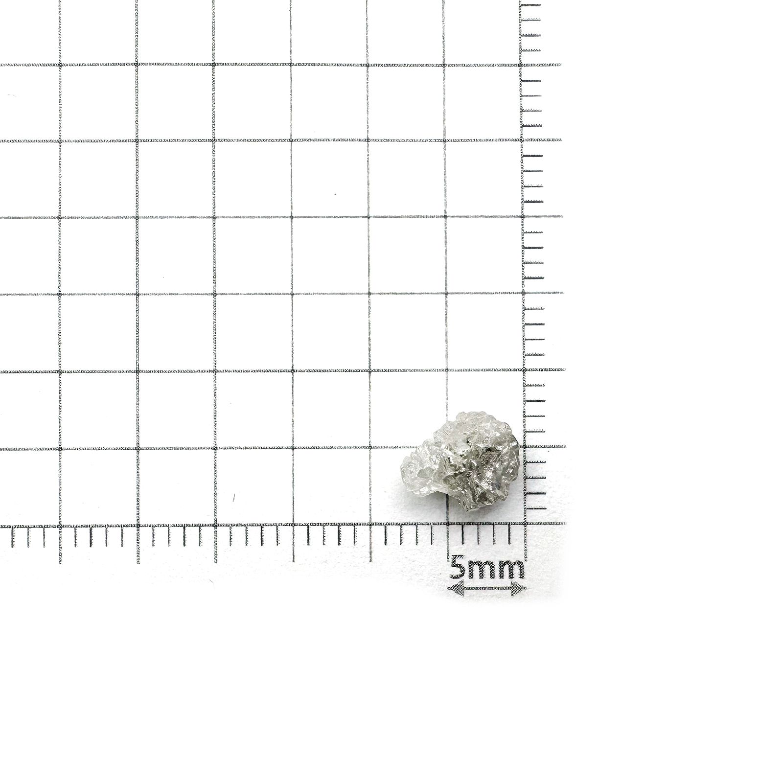 ダイヤモンド 原石 1.37ct[240326573]6.9x6.2mm前後
