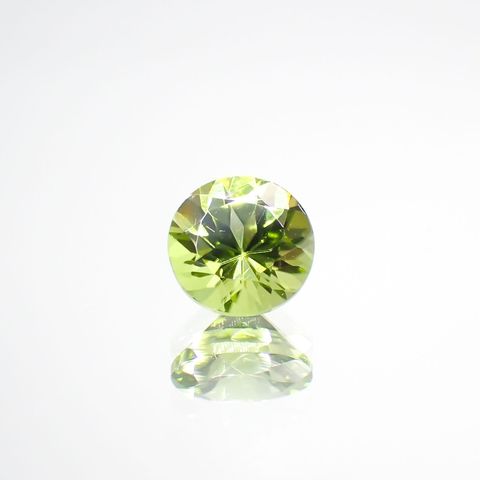 ペリドット(宝石名ペリドット) パキスタン産 1.13ct 識別済[210813074]6.4×6.4mm前後