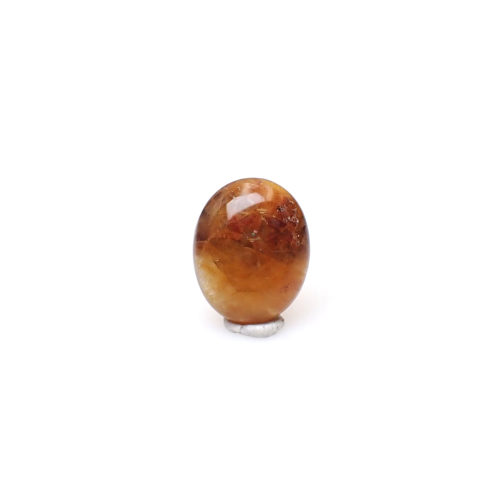 北海道石(北海道オパール)※裏面蛍光  北海道河東郡鹿追町然別産 4.79ct [250630530]13.4x10.9mm前後