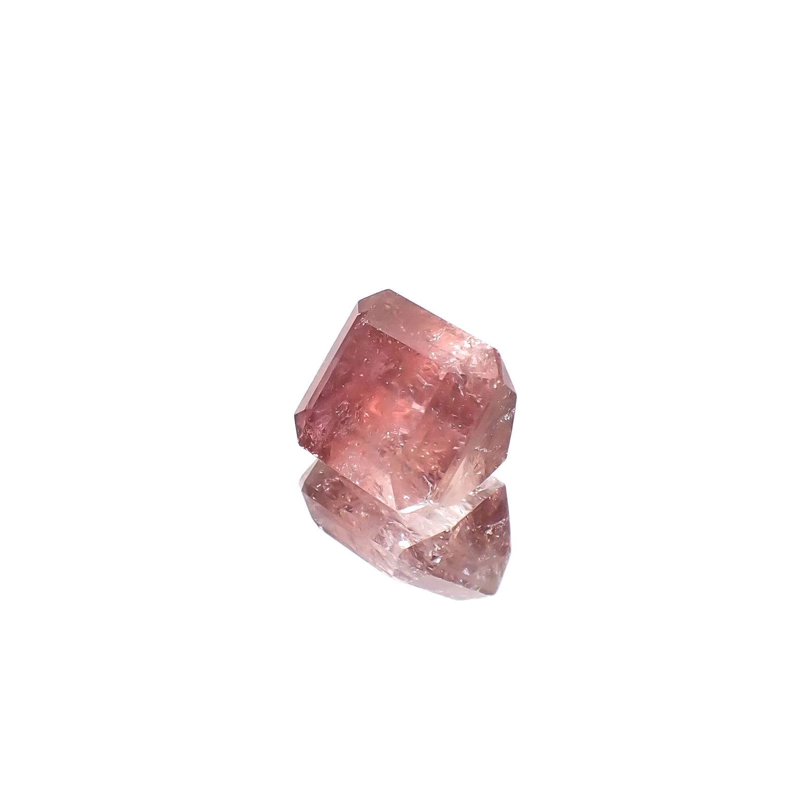 バイカラートルマリン アフガニスタン産 3.94ct [241029401]8.8x8.2mm前後