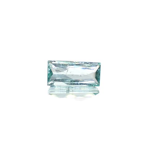 パライバトルマリン(宝石名トルマリン/別名パライバ・トルマリン)モザンビーク産 1.25ct 識別済[231224361]9.6x4.7mm前後