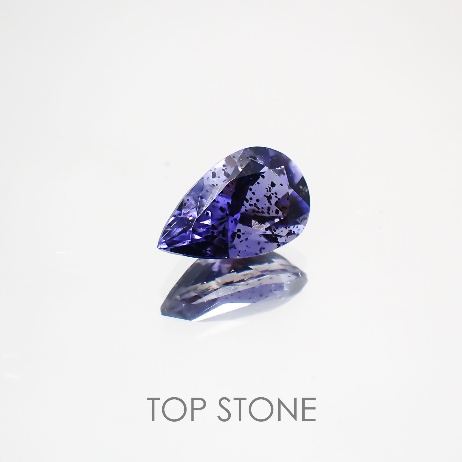 アイオライトサンストーン ブラジル・インド産 ルース 0.7ct[210310440]8×5mm前後