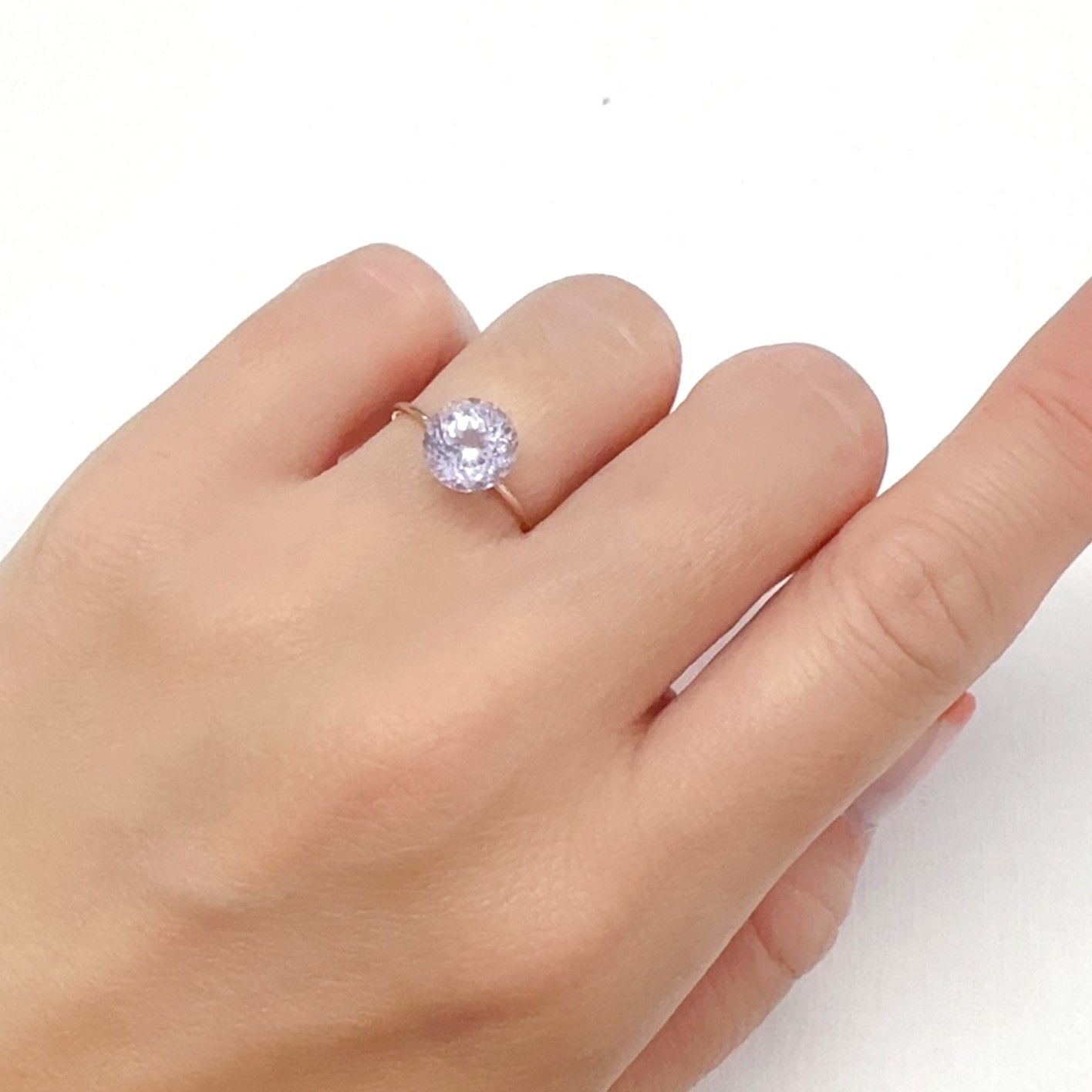 クンツァイト アフガニスタン産 2.46ct[240125358]8.1x8mm前後