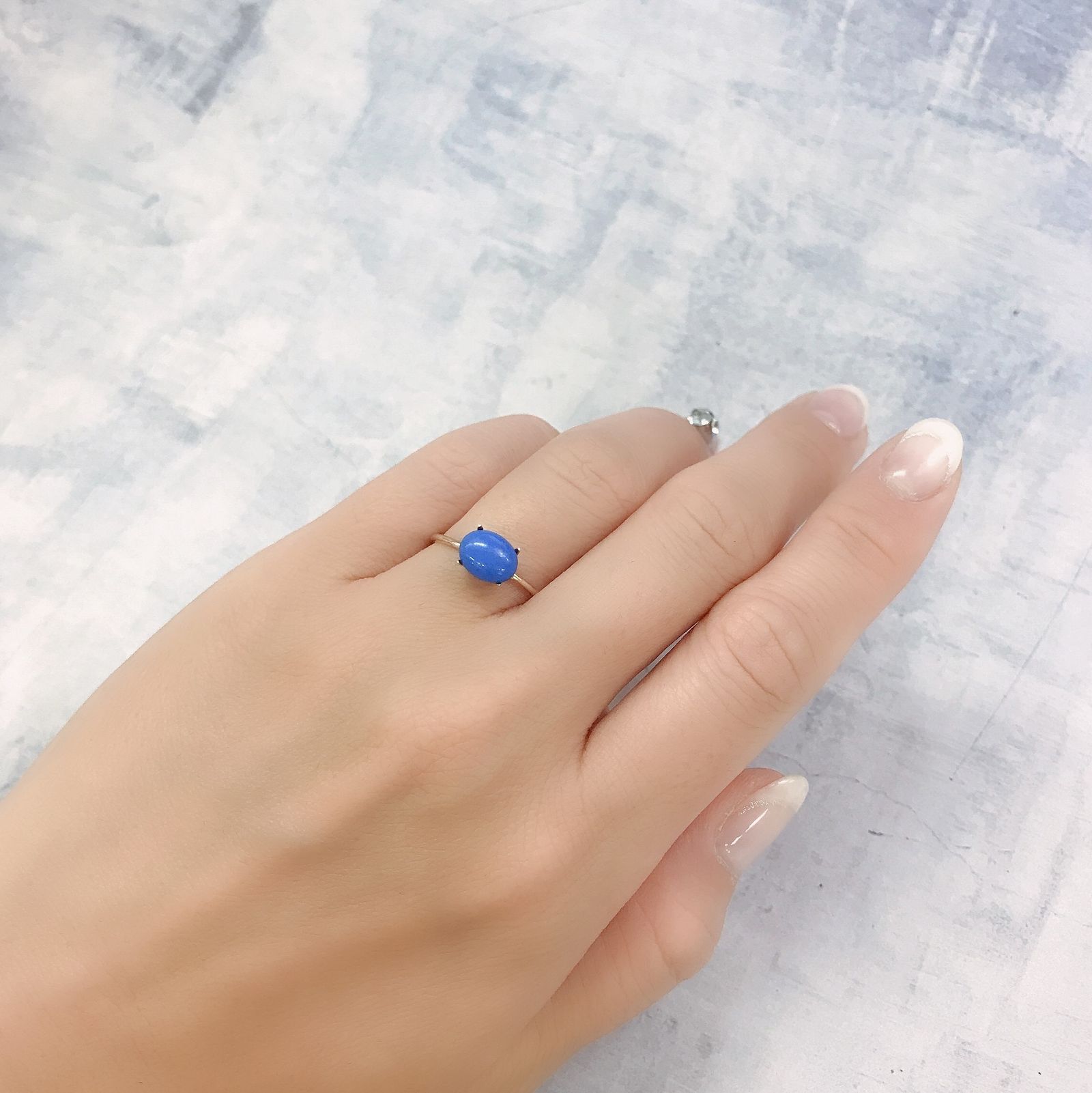 セルレアイト(宝石名セルレアイト) ボリビア産 1.14ct 識別済[220716892]8.1x6.4mm前後