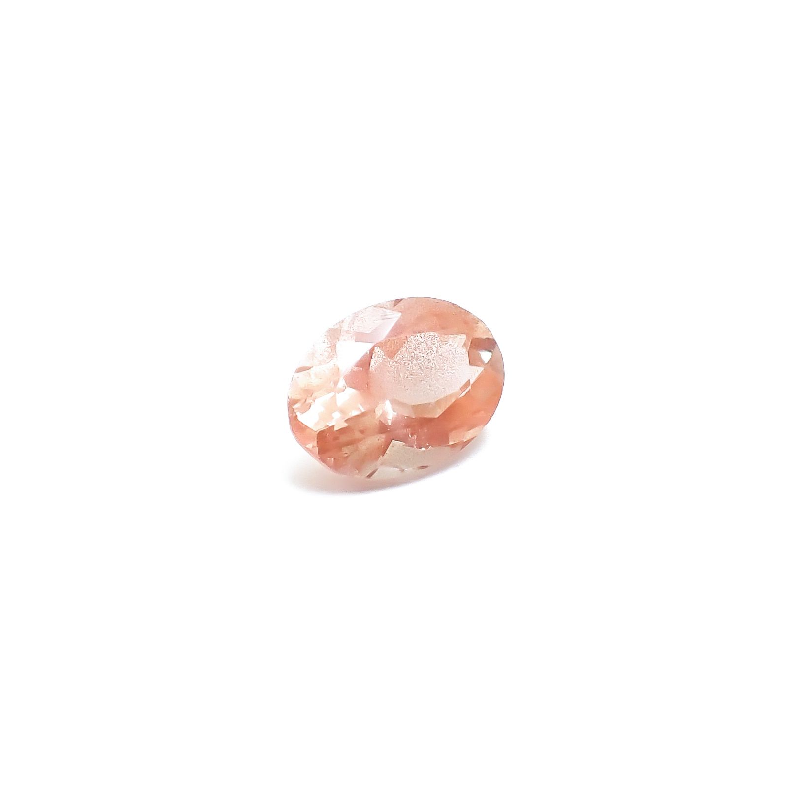 オレゴンサンストーン アメリカ・オレゴン州産 0.70ct / 7.1x5.1mm前後 [260732641]