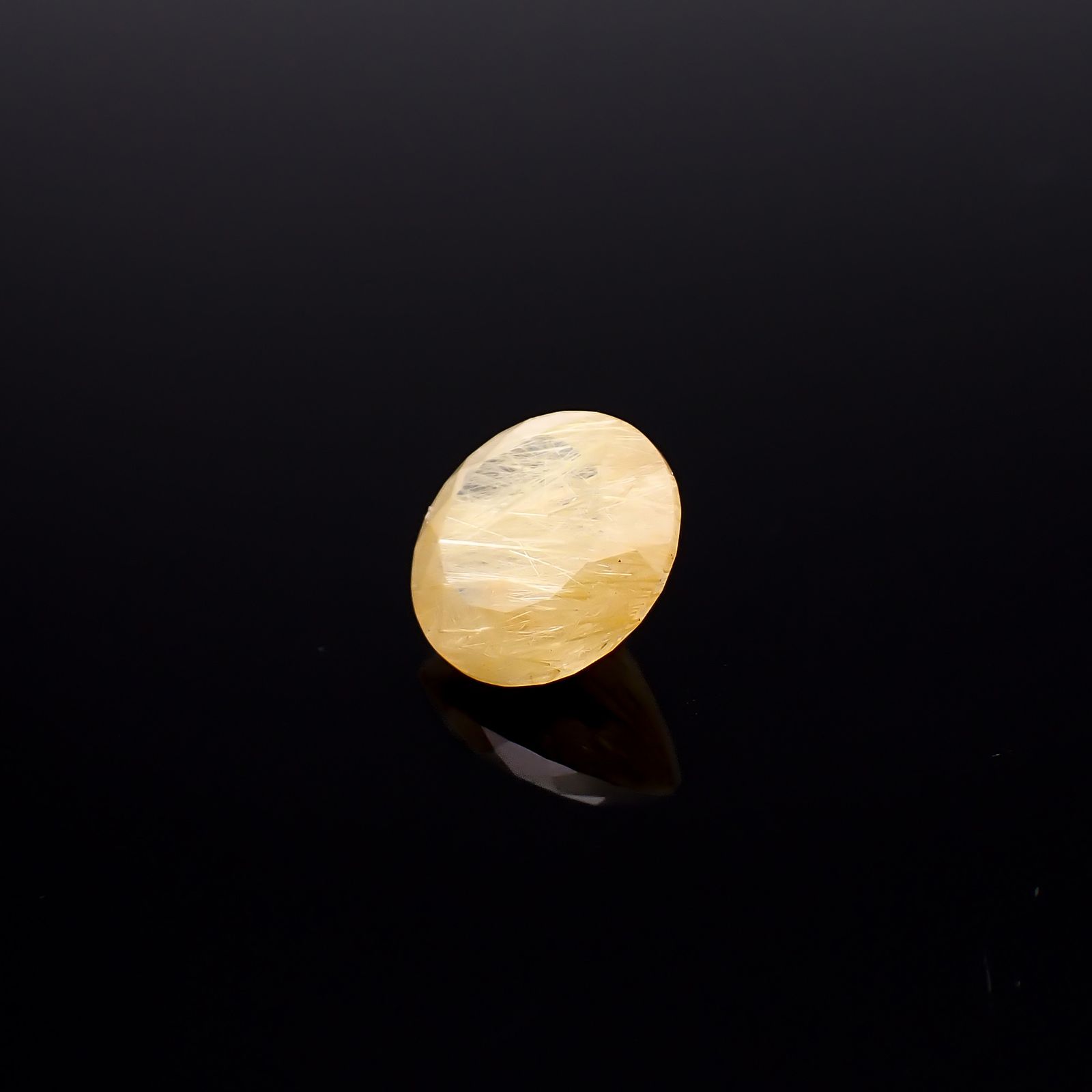 ルチルクォーツ ブラジル産 4.35ct / 10.9x10.9mm前後 [260732405]