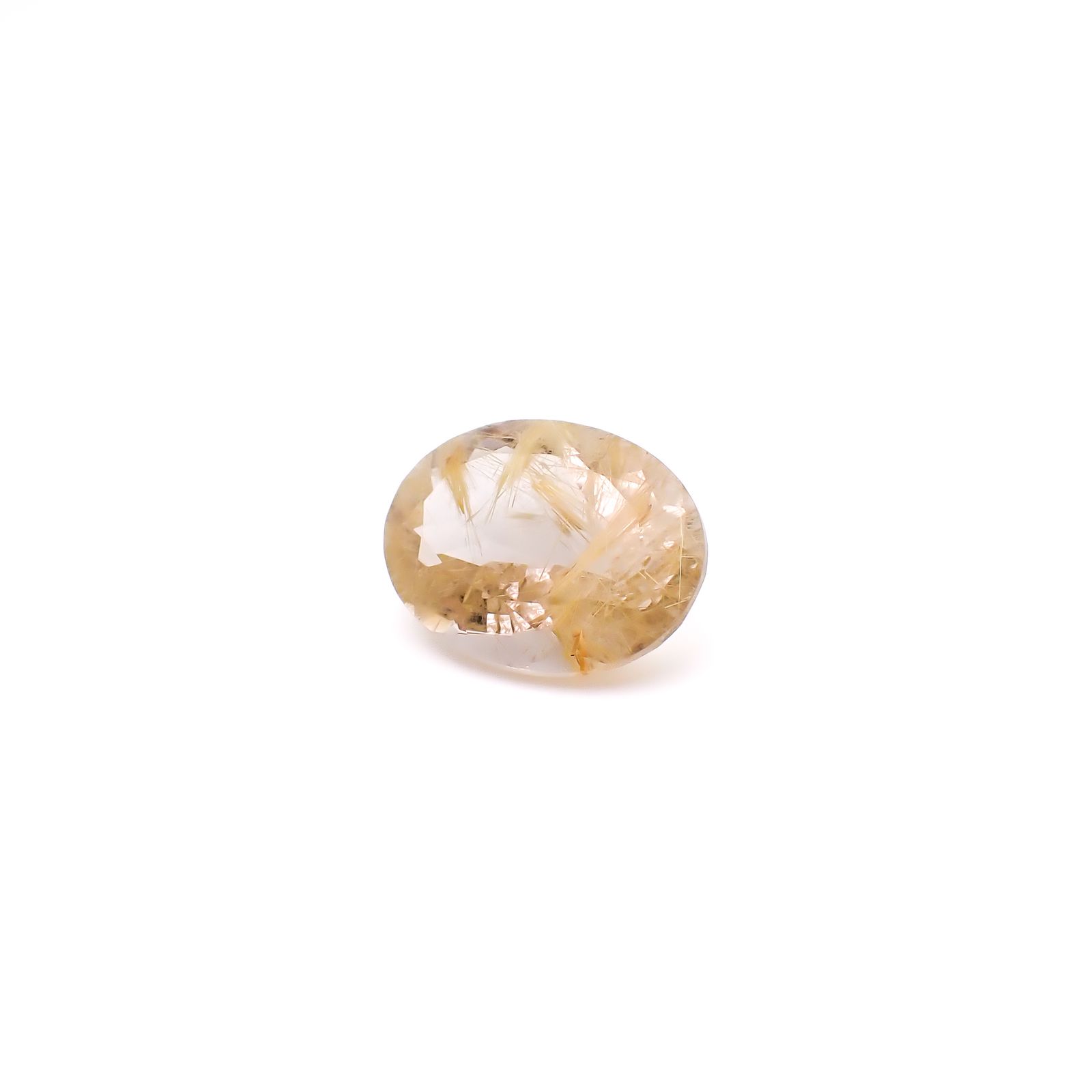 ルチルクォーツ ブラジル産 11.49ct / 17.9x13.3mm前後 [260732403]