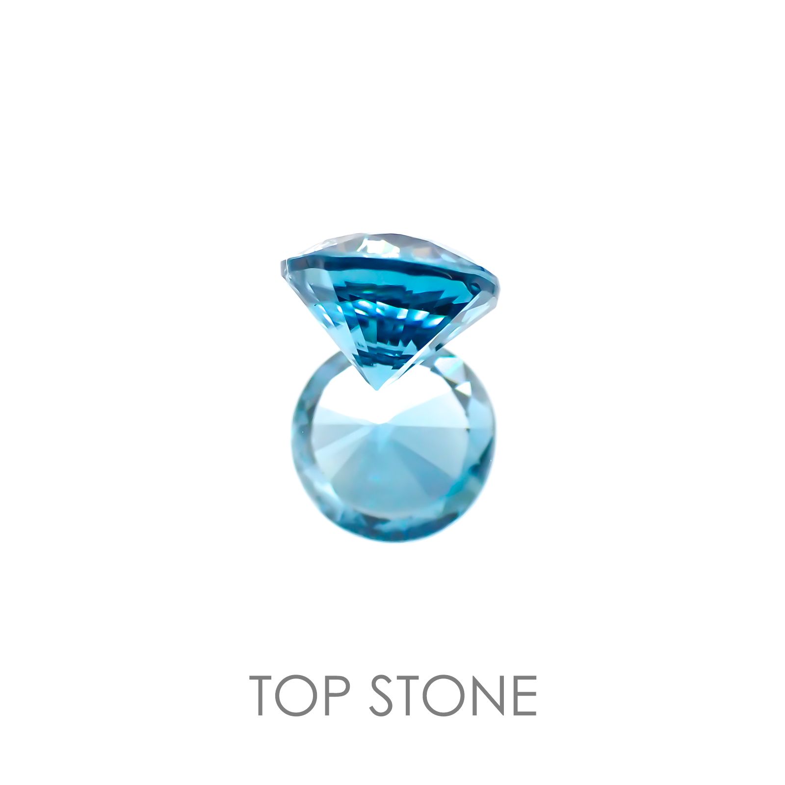 ブルージルコン カンボジア産 ルース 1.48ct[20117924]5.9×5.9mm前後