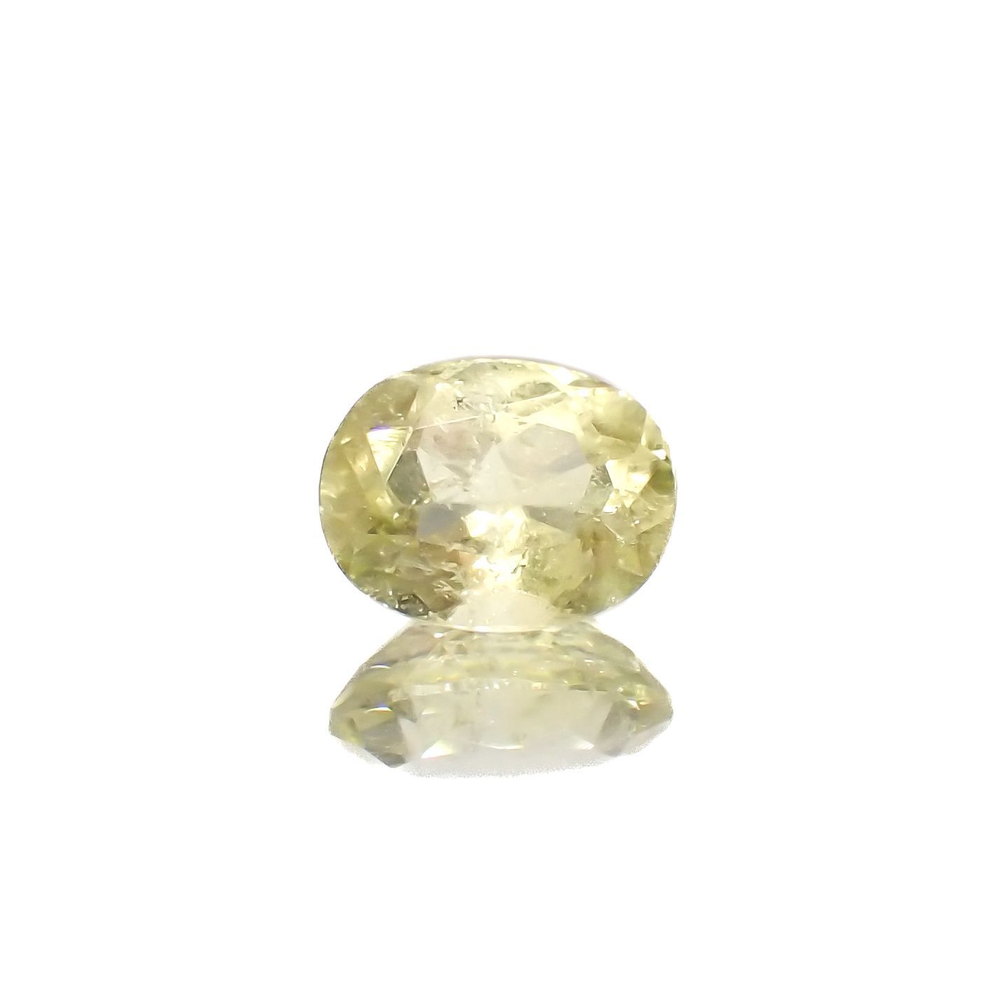 ブラジリアナイト(宝石名ブラジリアナイト)ブラジル産 0.78ct 識別済[230220690]6.7x5.1mm前後
