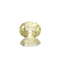 ブラジリアナイト(宝石名ブラジリアナイト)ブラジル産 0.78ct 識別済[230220690]6.7x5.1mm前後