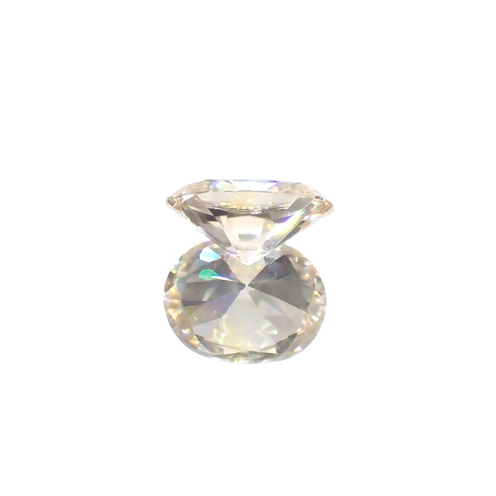 イエロージルコン(宝石名ジルコン)スリランカ/カンボジア産 1.21ct 識別済[231124189]7.2x5.6mm前後