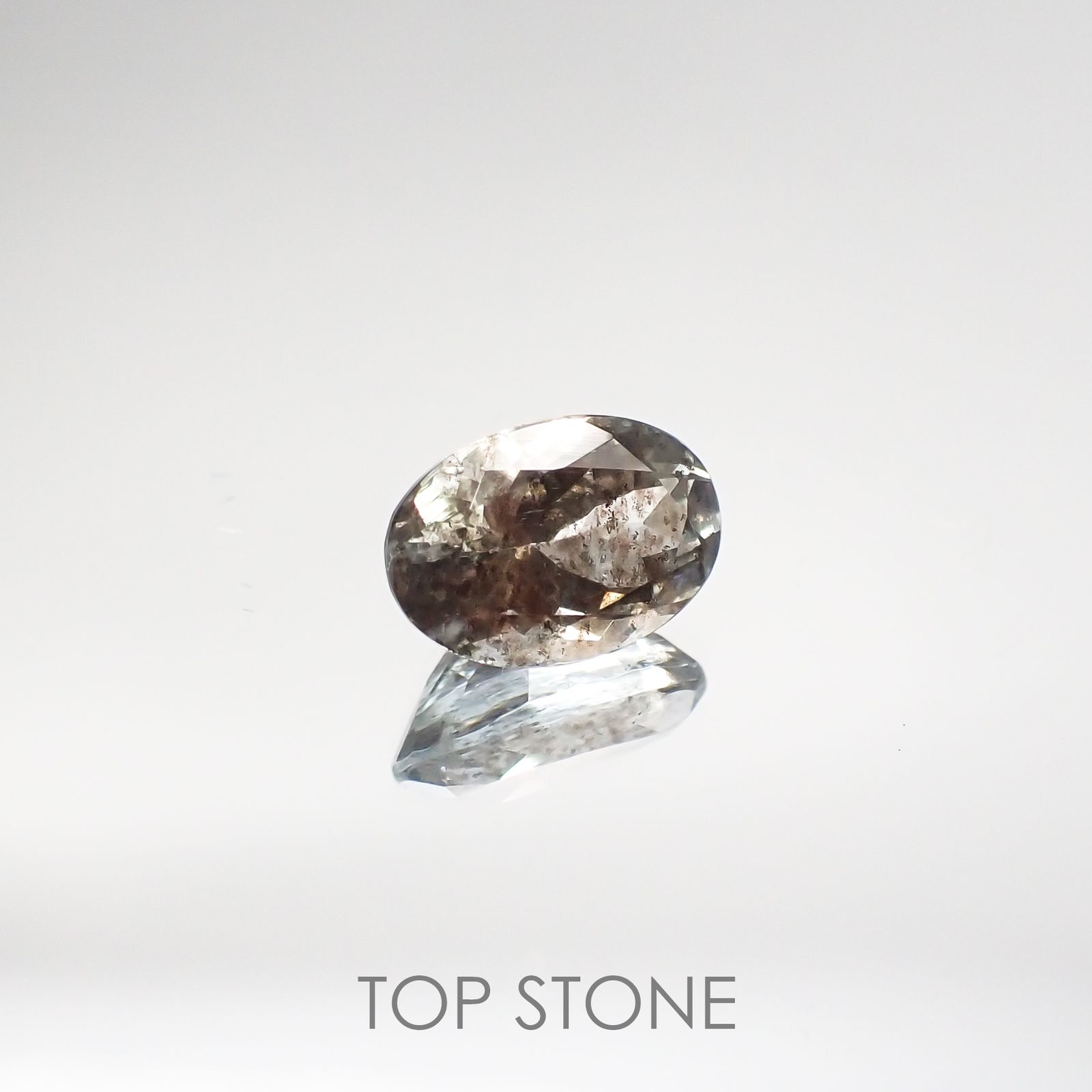 アベンチュリンアクアマリン(宝石名アクアマリン) ナイジェリア産 1.54ct 識別済[210712979]8.9×6.1mm前後
