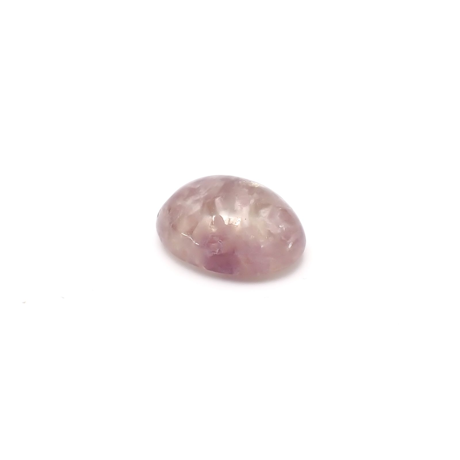 レピドライトインクォーツ ブラジル・ミナスジェライス州産 17.31ct / 19.7x14.7mm前後 [260331878]