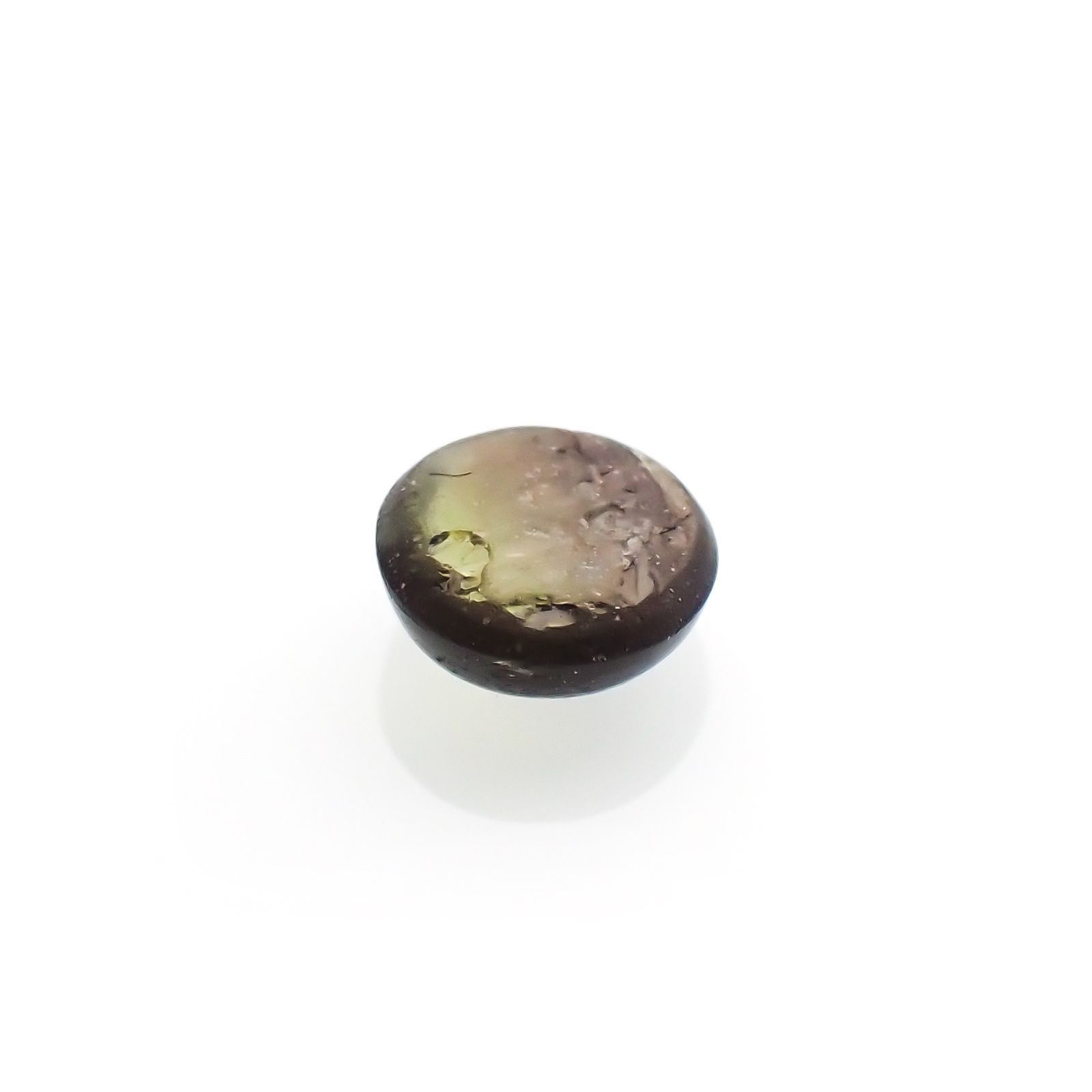 ゴールドシーンサファイア(宝石名シーン・サファイア)ケニア産 識別済 0.50ct / 4.6x4.5mm前後 [260816218]