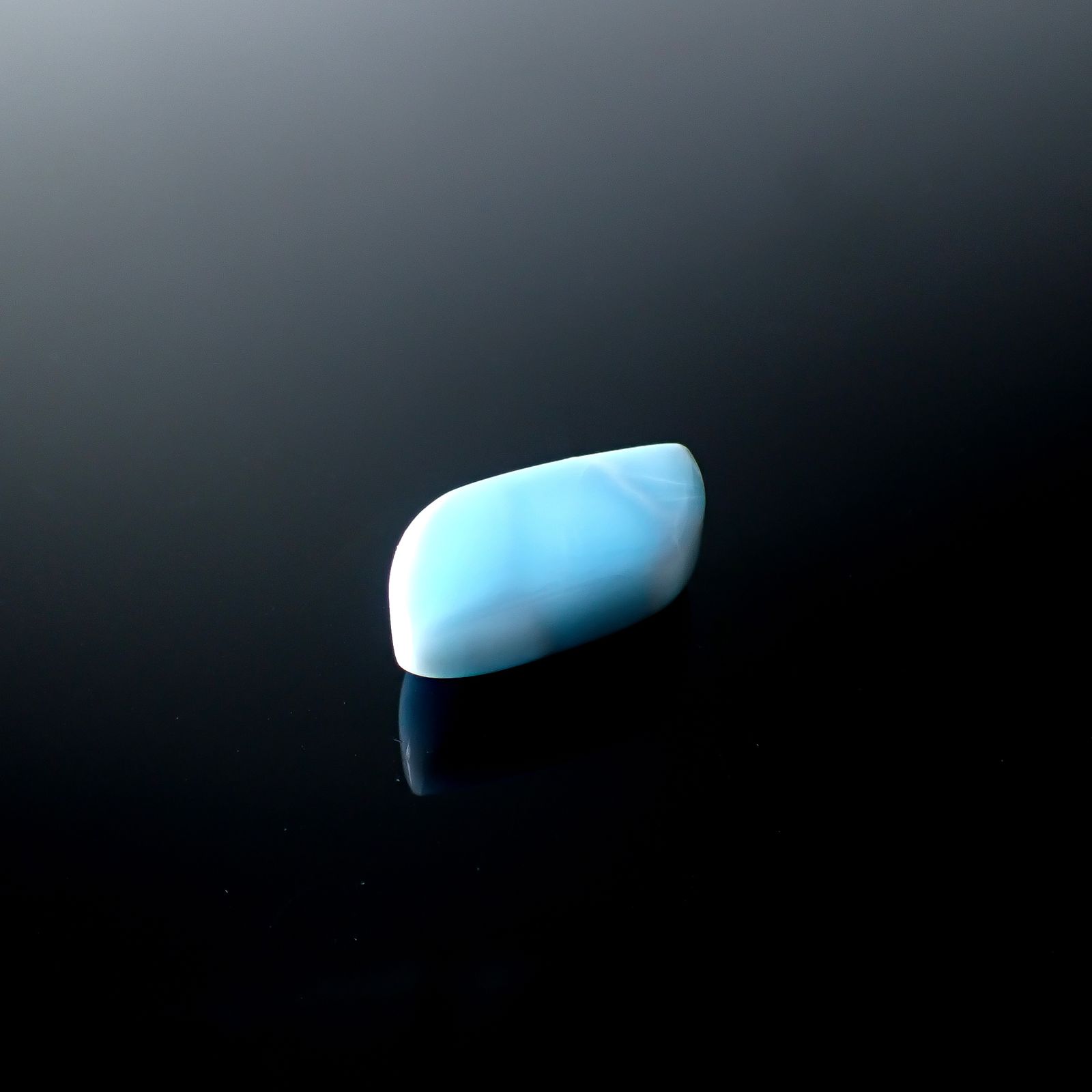 ◇カスタムカット◇ラリマー ドミニカ共和国産 20.79ct / 24.5x15mm前後 [250630549]