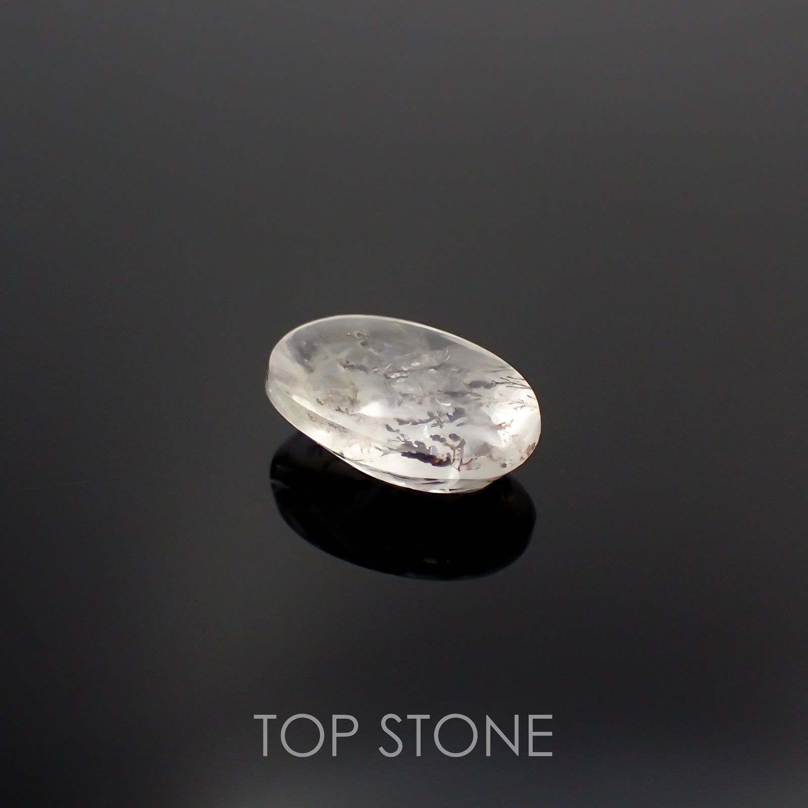 デンドリチッククォーツ ブラジル産 2.68ct[230120001]11.6x7.6mm前後