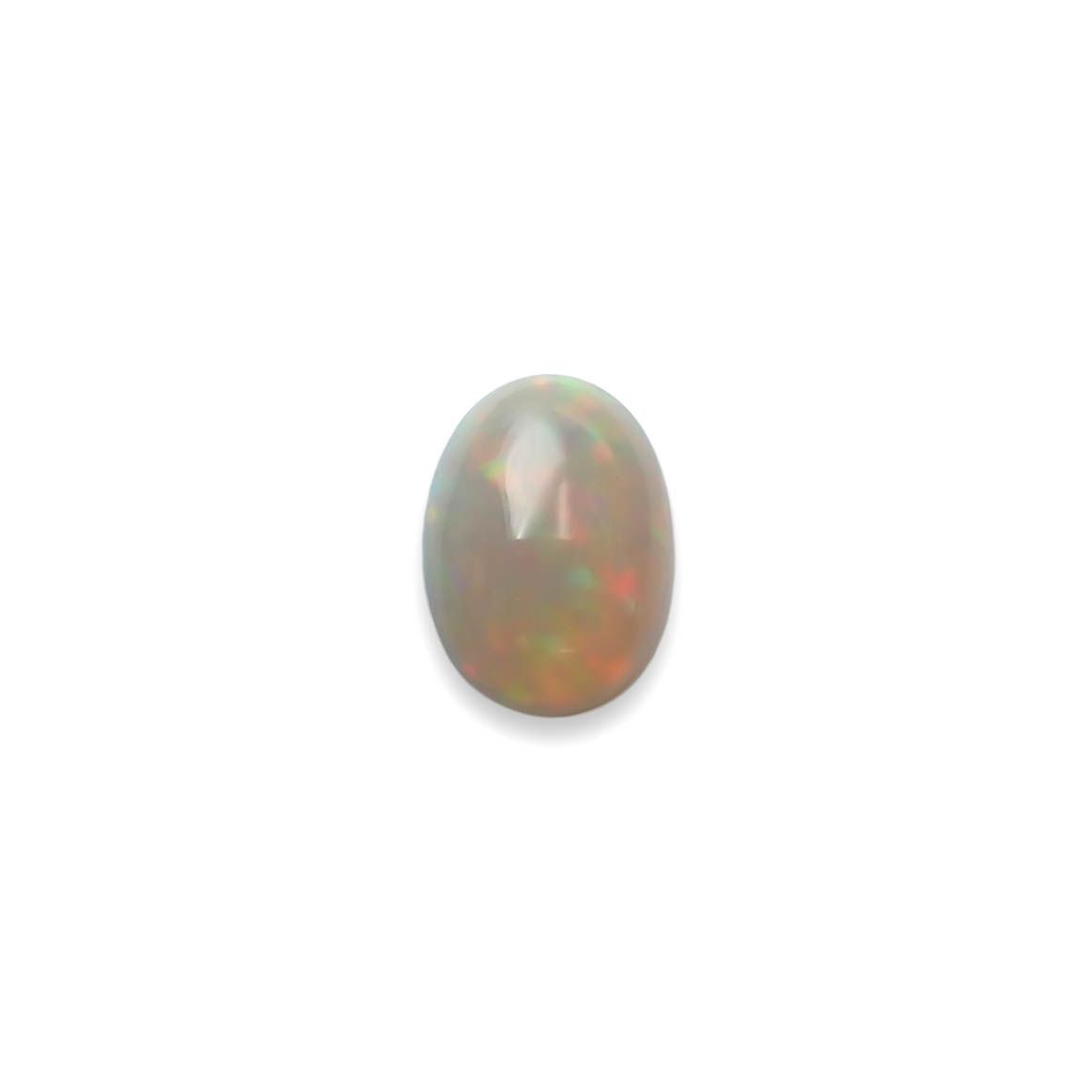 ブラックオパール(宝石名オパール/加熱処理)エチオピア産 4.73ct 識別済[240226259]15.8x11.4mm前後