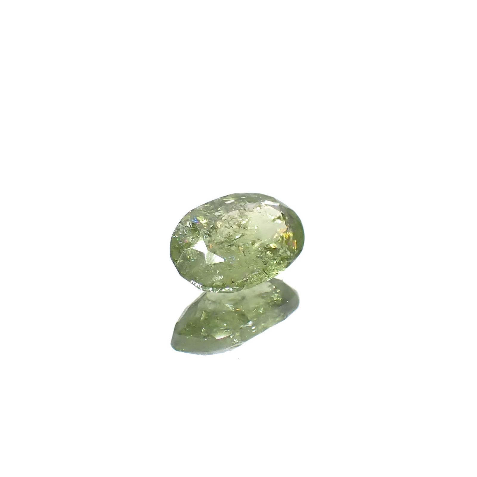 イリデッセンスクロムトルマリン ケニア産 0.83ct[240928936]7.6x5mm前後