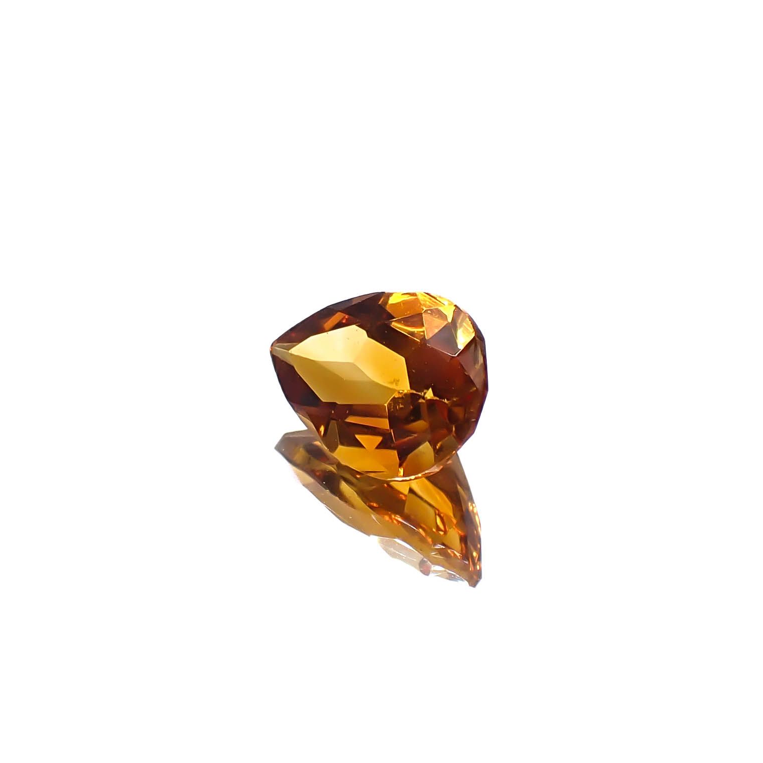 マデイラシトリン ブラジル・ミナスジェライス州産 1.73ct [250630577]10.1x7.1mm前後