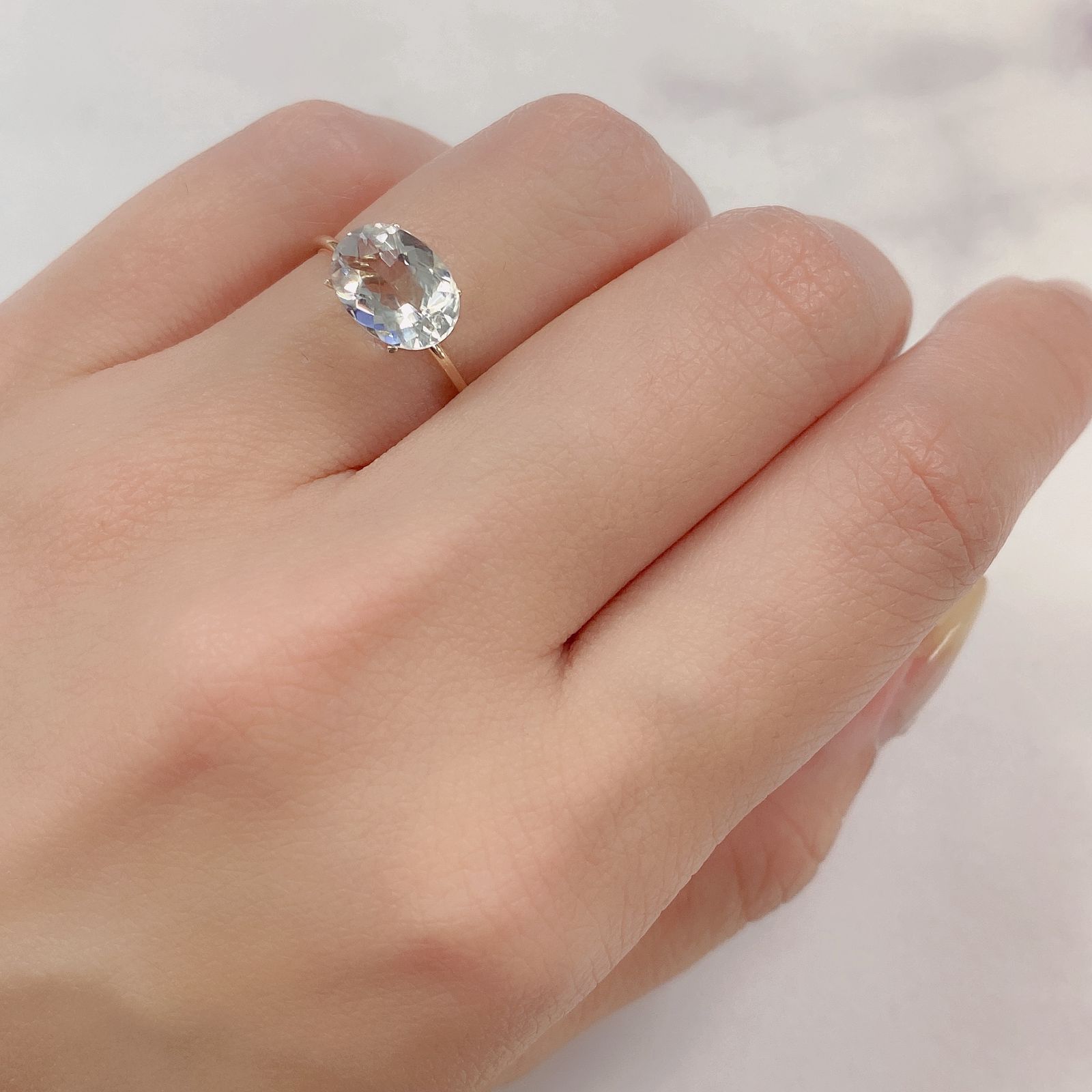 ハイアライトオパール(宝石名オパール)メキシコ産 1.35ct 識別済[231224965]9.5x7mm前後
