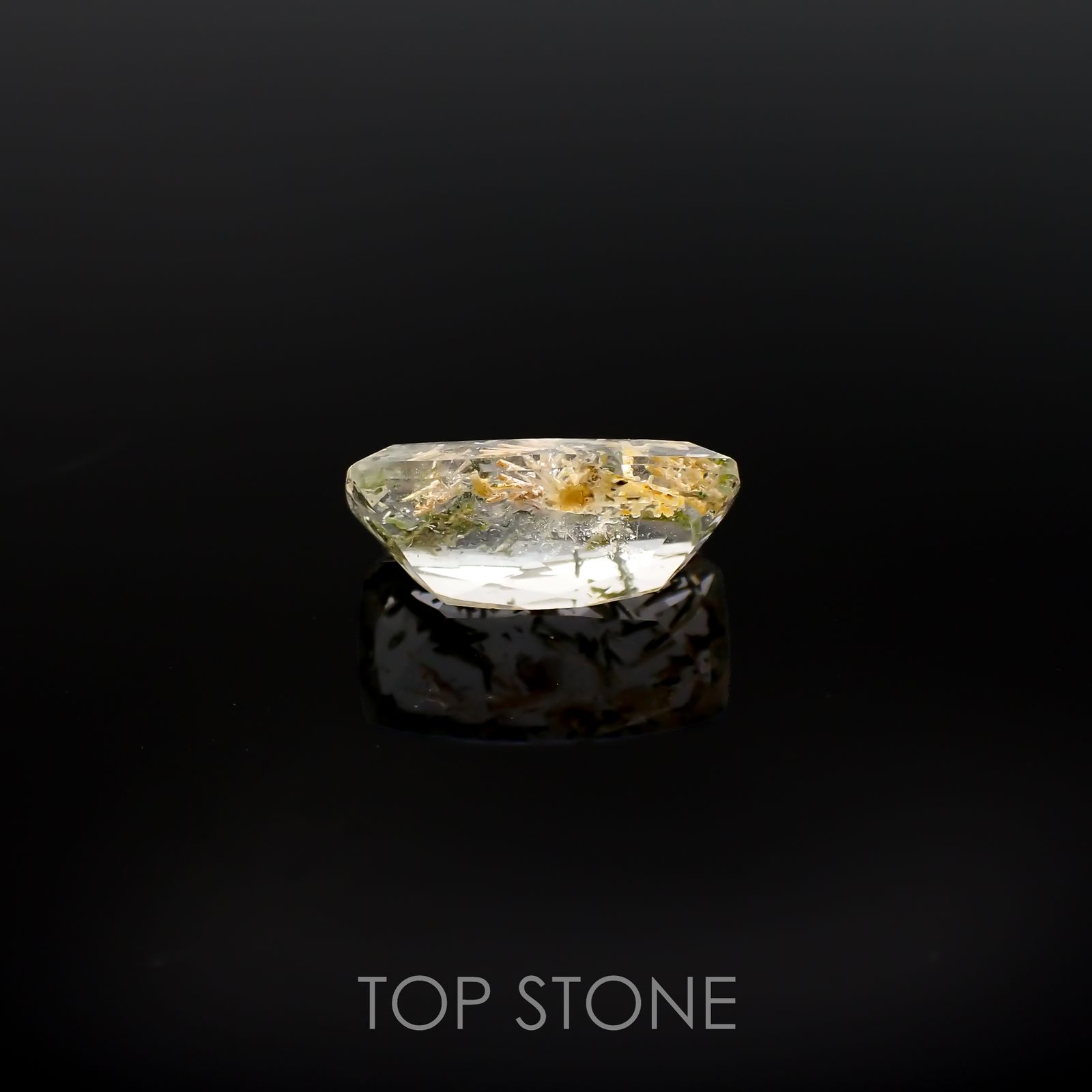 ヘデンベルジャイトインクォーツ インドネシア産 3.12ct[220917829]12.8x7.1mm前後 | TOP STONE(トップストーン)