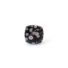 コスミックオブシディアン イタリア産 6.32ct [250730665]13.1x13.1mm前後
